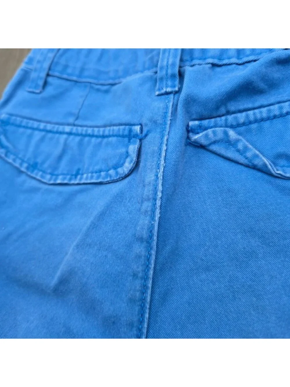 Boy's OshKosh B'gosh Blue Shorts Adjustable Waist 100% Cotton Size 7 Chino